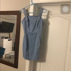 Baby blue dress